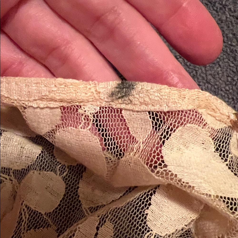 Free People Cream 3/4 Sleeve Lace Overlay V-shaped Fit & Flare A-line
Dress 4 - Picture 14 of 14